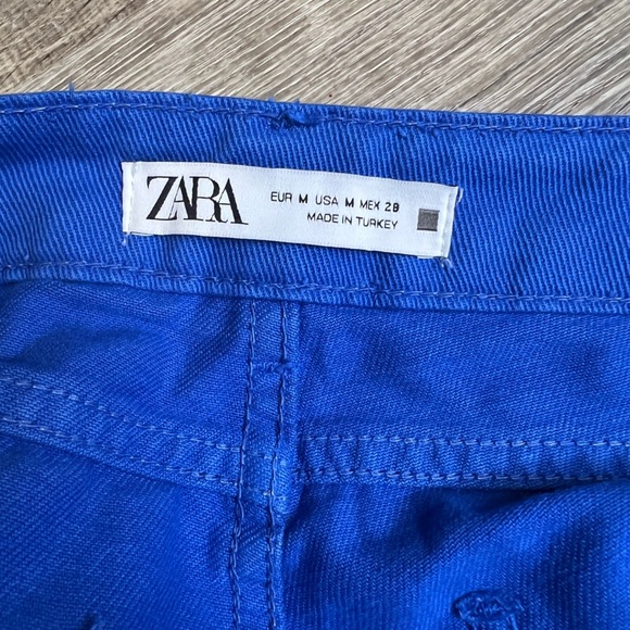 Zara Denim Skort in Royal Blue Medium - Picture 6 of 10